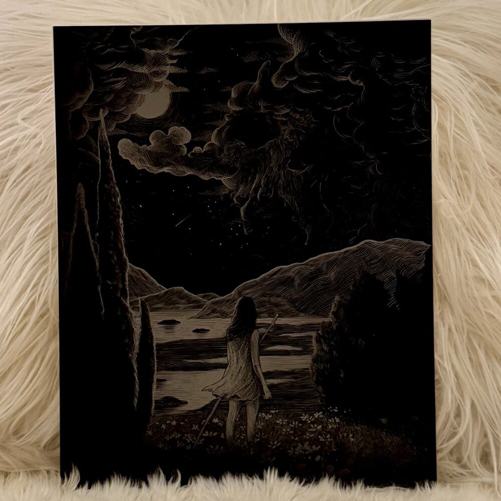 ART print RARE Horror themed 8"x10"